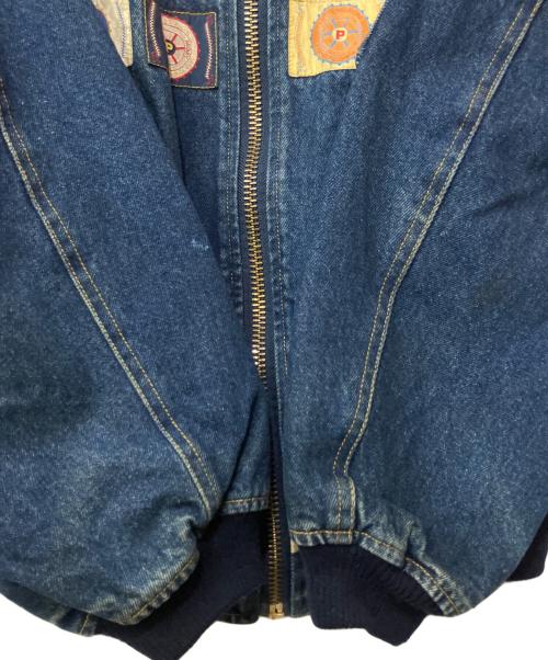 PINK HOUSE（ピンクハウス）PINK HOUSE (ピンクハウス) デニムボンバージャケット ブルー サイズ:不明の古着・服飾アイテム