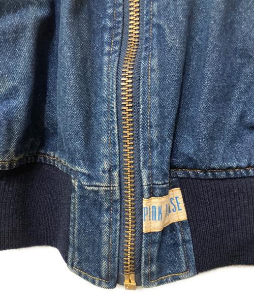 PINK HOUSE（ピンクハウス）PINK HOUSE (ピンクハウス) デニムボンバージャケット ブルー サイズ:不明の古着・服飾アイテム