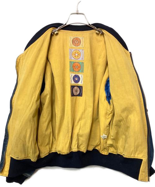 PINK HOUSE（ピンクハウス）PINK HOUSE (ピンクハウス) デニムボンバージャケット ブルー サイズ:不明の古着・服飾アイテム