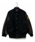 PINK HOUSE（ピンクハウス）の古着「レザー切替スタジャン」｜ブラック