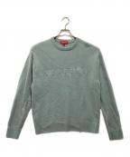 SUPREMEシュプリーム）の古着「Embossed Sweater」｜スカイブルー