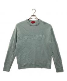 SUPREME（シュプリーム）の古着「Embossed Sweater」｜スカイブルー