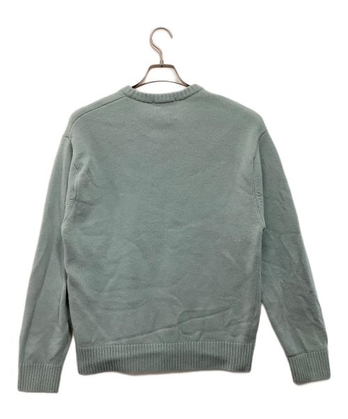SUPREME（シュプリーム）Supreme (シュプリーム) Embossed Sweater スカイブルー サイズ:Mの古着・服飾アイテム