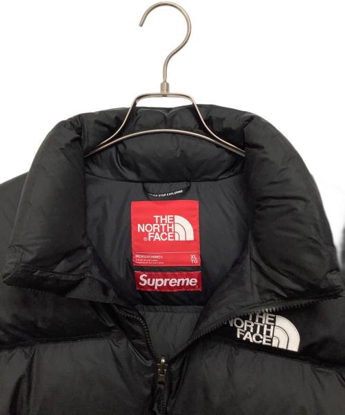 THE NORTH FACE（ザ ノース フェイス）THE NORTH FACE (ザ ノース フェイス) Supreme (シュプリーム) ダウンジャケット ブラック サイズ:XLの古着・服飾アイテム