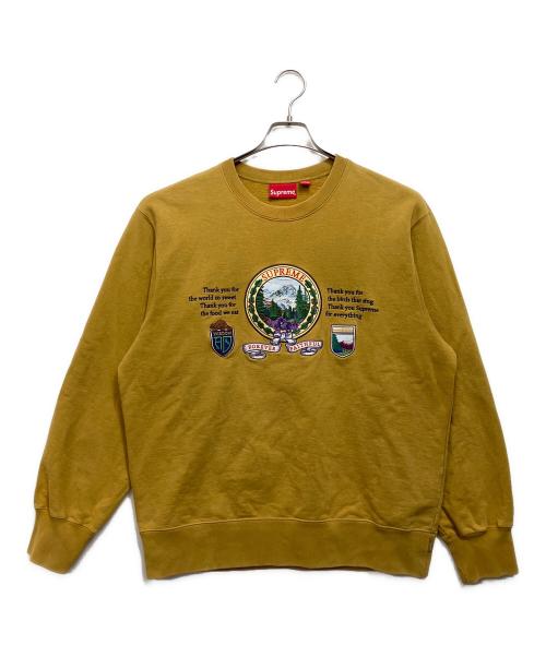 SUPREME（シュプリーム）Supreme (シュプリーム) スウェット イエロー サイズ:Lの古着・服飾アイテム