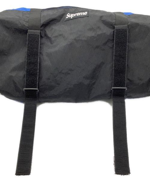 SUPREME（シュプリーム）Supreme (シュプリーム) 23AW Logo Duffle Bag　ダッフルバッグ ブルー×ベージュの古着・服飾アイテム