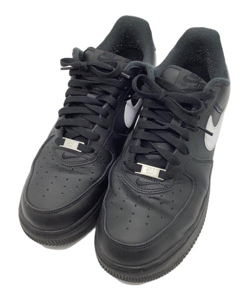 NIKE（ナイキ）NIKE (ナイキ) Supreme (シュプリーム) AIR FORCE1 LOW　ローカットスニーカー ブラック×ホワイト サイズ:27.5の古着・服飾アイテム