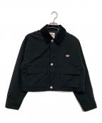 DANTONダントン）の古着「Women's Nylon Taffeta Short Jacket」｜ブラック