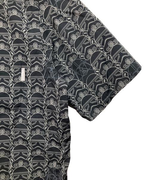 WAKO（ワコー）WAKO (ワコー) Disney (ディズニー) PAIKAJI (パイカジ) STAR WARS　半袖シャツ ブラック サイズ:XLの古着・服飾アイテム