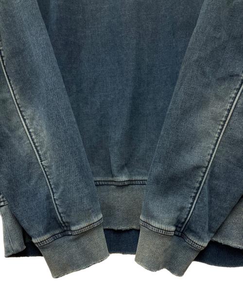 DIESEL（ディーゼル）DIESEL (ディーゼル) クルーネックスウェット インディゴ サイズ:Lの古着・服飾アイテム