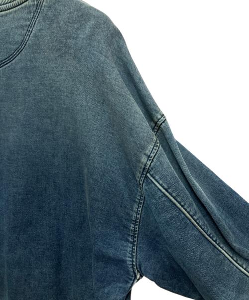 DIESEL（ディーゼル）DIESEL (ディーゼル) クルーネックスウェット インディゴ サイズ:Lの古着・服飾アイテム