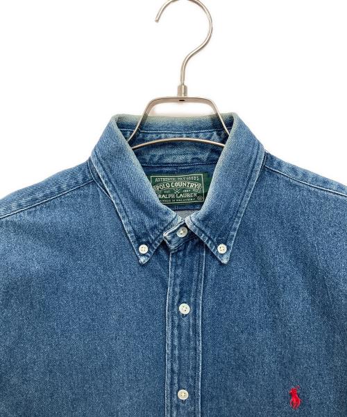POLO COUNTRY（ポロカントリー）POLO COUNTRY (ポロカントリー) デニムシャツ インディゴ サイズ:Mの古着・服飾アイテム