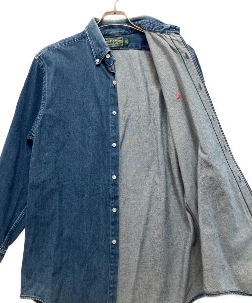 POLO COUNTRY（ポロカントリー）POLO COUNTRY (ポロカントリー) デニムシャツ インディゴ サイズ:Mの古着・服飾アイテム