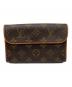 LOUIS VUITTON（ルイ ヴィトン）の古着「ポシェットフロランティーヌ　ウエストポーチ」｜ブラウン