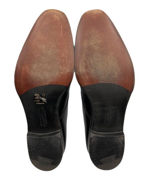 Crockett & Jones（クロケット＆ジョーンズ）Crockett & Jones (クロケット＆ジョーンズ) ダブルモンクストラップシューズ ブラック サイズ:7 1/2の古着・服飾アイテム