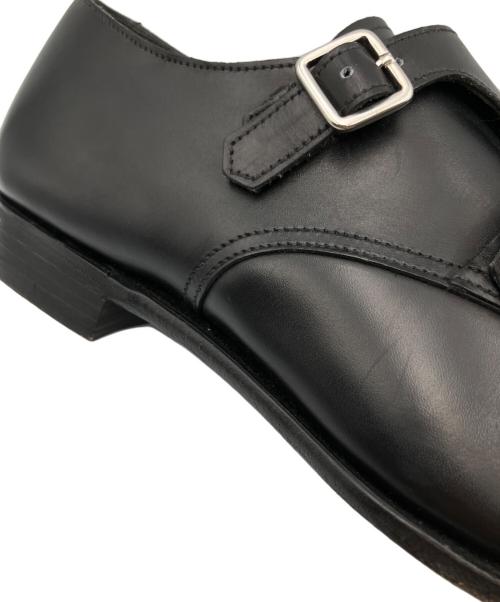 Crockett & Jones（クロケット＆ジョーンズ）Crockett & Jones (クロケット＆ジョーンズ) ダブルモンクストラップシューズ ブラック サイズ:7 1/2の古着・服飾アイテム