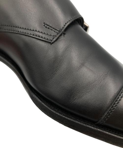 Crockett & Jones（クロケット＆ジョーンズ）Crockett & Jones (クロケット＆ジョーンズ) ダブルモンクストラップシューズ ブラック サイズ:7 1/2の古着・服飾アイテム