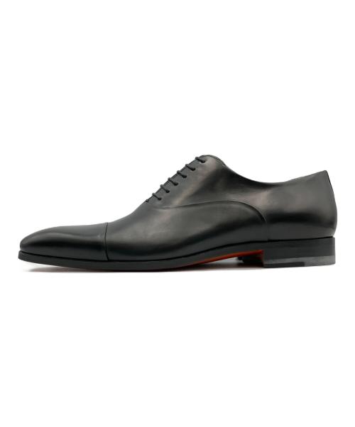 Santoni（サントーニ）Santoni (サントーニ) ストレートチップシューズ ブラック サイズ:7の古着・服飾アイテム