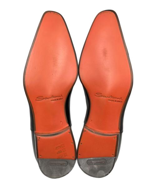 Santoni（サントーニ）Santoni (サントーニ) ストレートチップシューズ ブラック サイズ:7の古着・服飾アイテム