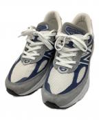 NEW BALANCEニューバランス）の古着「スニーカー」｜ライトグレー×ネイビー