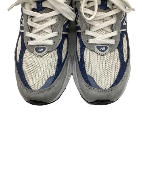 NEW BALANCE（ニューバランス）NEW BALANCE (ニューバランス) スニーカー ライトグレー×ネイビー サイズ:26.5の古着・服飾アイテム