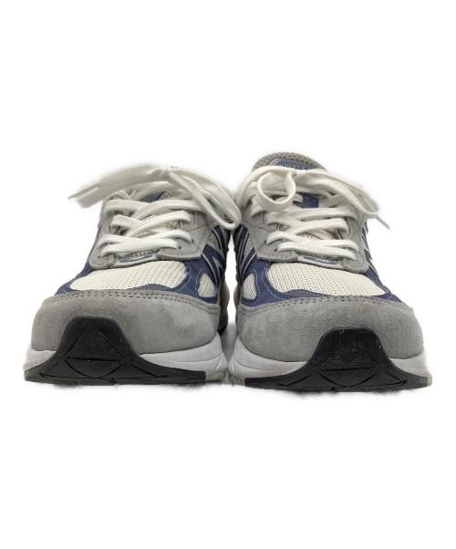 NEW BALANCE（ニューバランス）NEW BALANCE (ニューバランス) スニーカー ライトグレー×ネイビー サイズ:26.5の古着・服飾アイテム