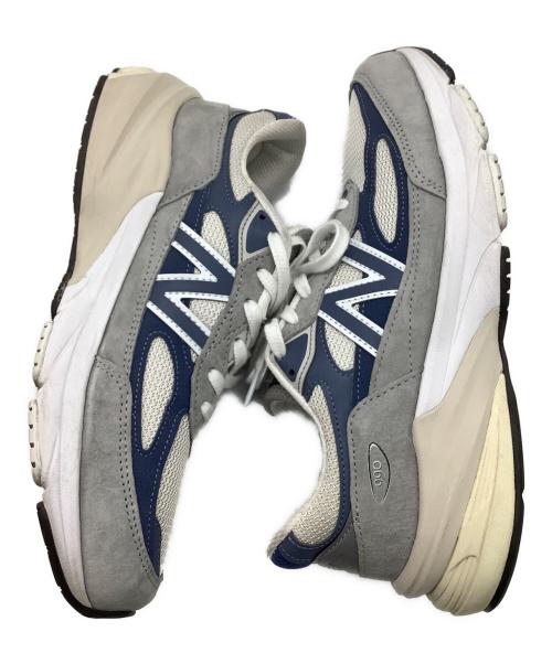 NEW BALANCE（ニューバランス）NEW BALANCE (ニューバランス) スニーカー ライトグレー×ネイビー サイズ:26.5の古着・服飾アイテム