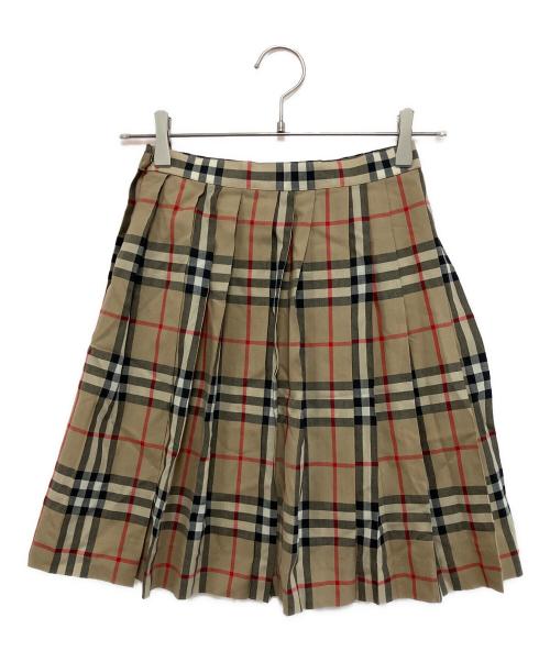 Burberry's（バーバリー）Burberry's (バーバリー) プリーツスカート ベージュ サイズ:130Aの古着・服飾アイテム
