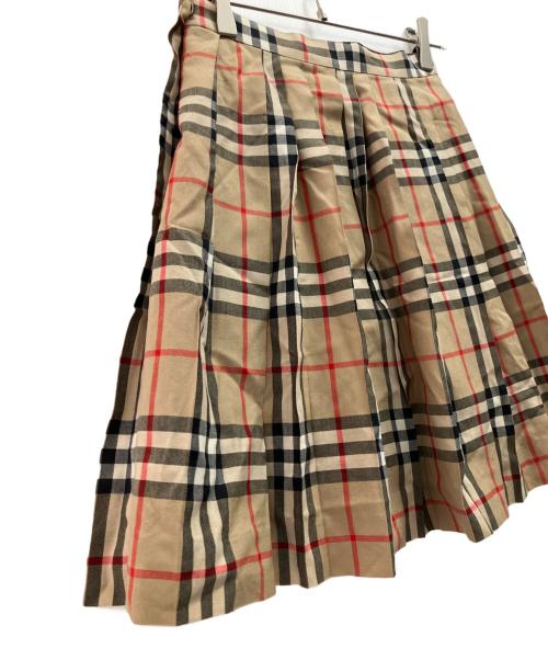 Burberry's（バーバリー）Burberry's (バーバリー) プリーツスカート ベージュ サイズ:130Aの古着・服飾アイテム
