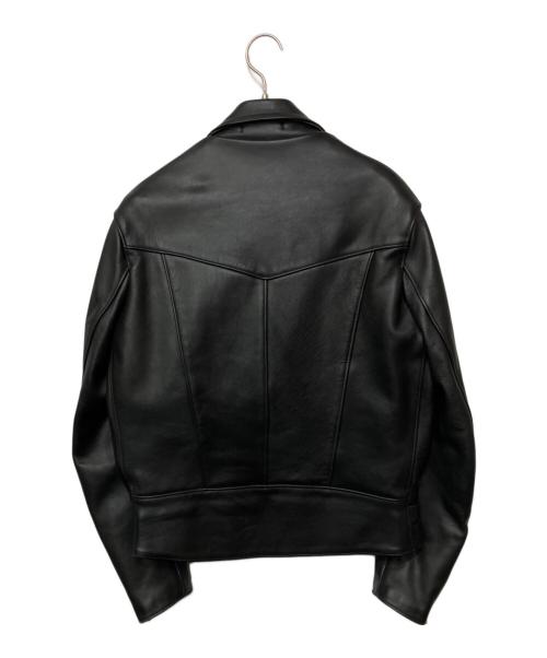 666（666）666 (666) ダブルライダースジャケット ブラック サイズ:40の古着・服飾アイテム