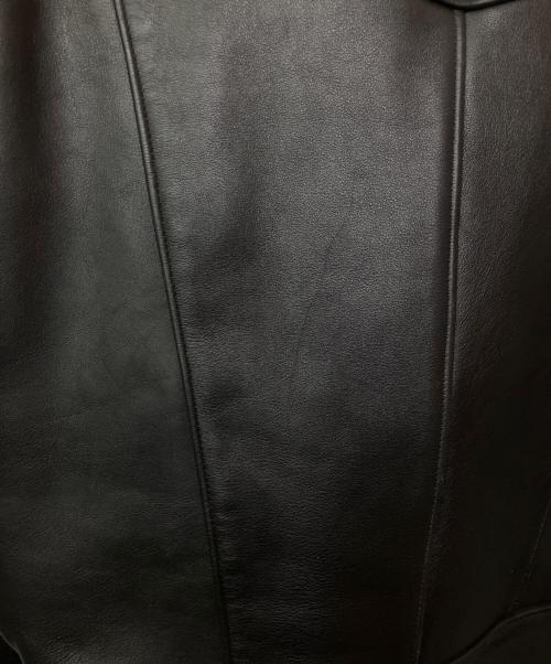 666（666）666 (666) ダブルライダースジャケット ブラック サイズ:40の古着・服飾アイテム