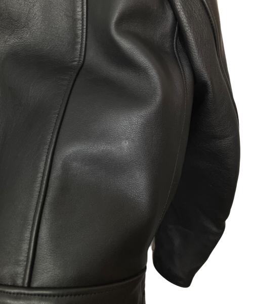 666（666）666 (666) ダブルライダースジャケット ブラック サイズ:40の古着・服飾アイテム