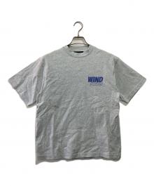 WIND AND SEA（ウィンダンシー）の古着「LINE HALFTONE SEA S/S TEE」｜グレー