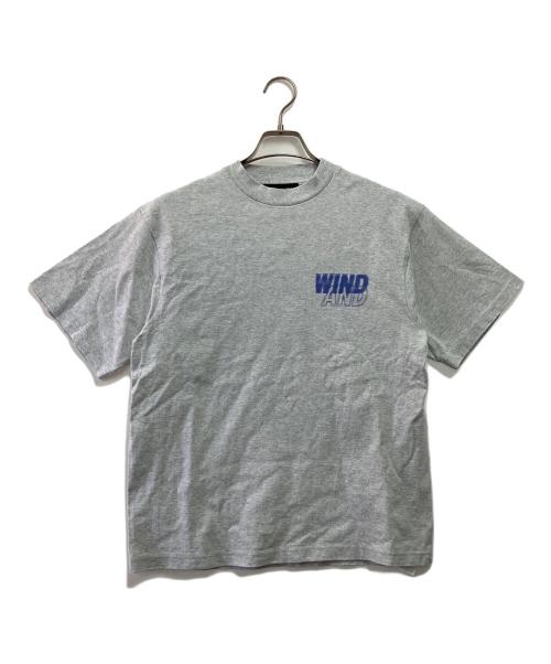 WIND AND SEA（ウィンダンシー）WIND AND SEA (ウィンダンシー) LINE HALFTONE SEA S/S TEE グレー サイズ:Sの古着・服飾アイテム