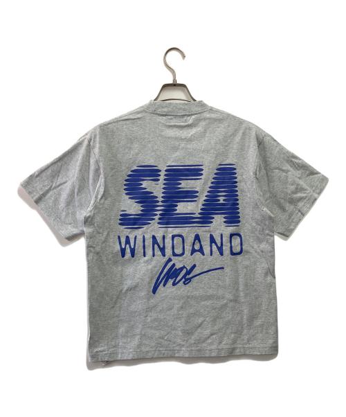 WIND AND SEA（ウィンダンシー）WIND AND SEA (ウィンダンシー) LINE HALFTONE SEA S/S TEE グレー サイズ:Sの古着・服飾アイテム
