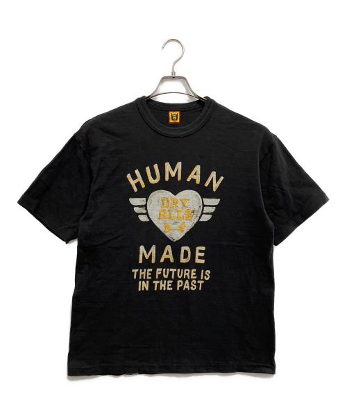 HUMAN MADE（ヒューマンメイド）HUMAN MADE (ヒューマンメイド) プリントTシャツ ブラック サイズ:Lの古着・服飾アイテム