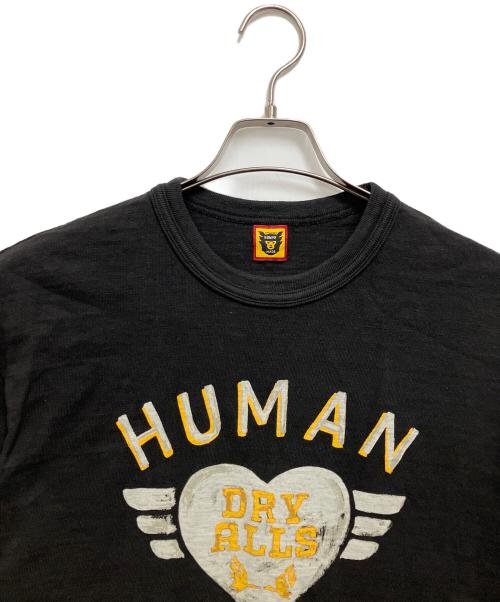 HUMAN MADE（ヒューマンメイド）HUMAN MADE (ヒューマンメイド) プリントTシャツ ブラック サイズ:Lの古着・服飾アイテム