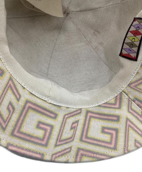 GUCCI（グッチ）GUCCI (グッチ) GGロゴ　ハット パステルカラー サイズ:Mの古着・服飾アイテム
