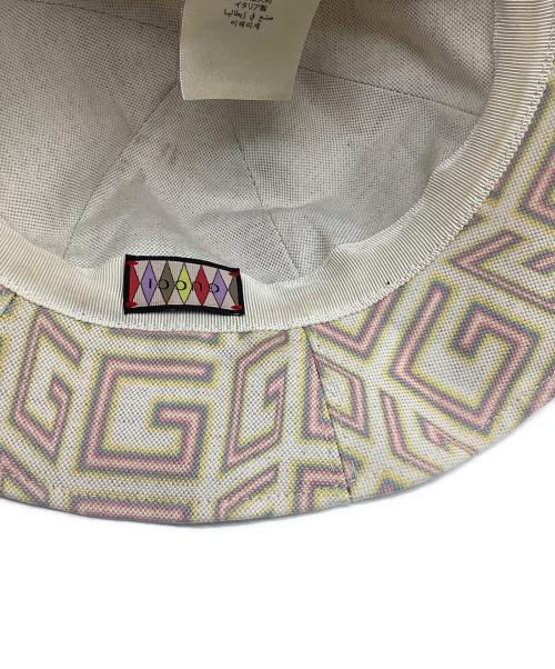 GUCCI（グッチ）GUCCI (グッチ) GGロゴ　ハット パステルカラー サイズ:Mの古着・服飾アイテム