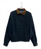 POLO RALPH LAURENポロ・ラルフローレン）の古着「襟切替スイングトップ」｜ネイビー×ブラウン