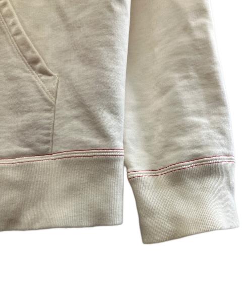 beautiful people（ビューティフルピープル）beautiful people (ビューティフルピープル) suvin pima sweat logo pull parka ホワイト サイズ:190の古着・服飾アイテム