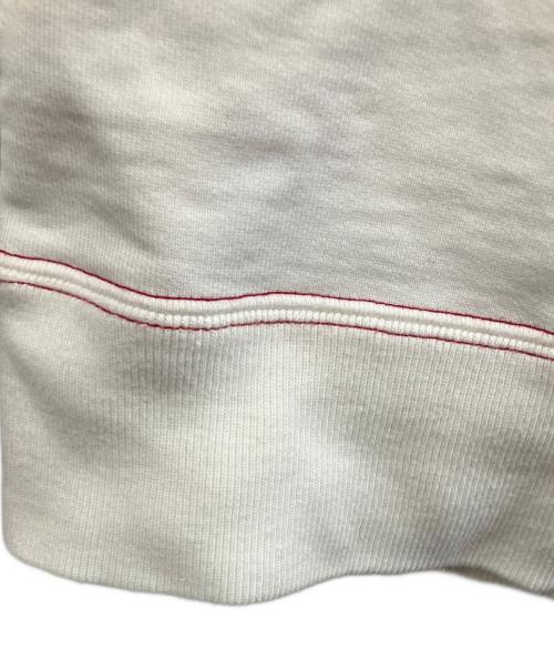 beautiful people（ビューティフルピープル）beautiful people (ビューティフルピープル) suvin pima sweat logo pull parka ホワイト サイズ:190の古着・服飾アイテム