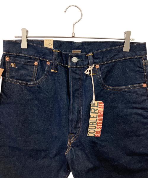 RRL（ダブルアールエル）RRL (ダブルアールエル) ストレート フィット ワンスウォッシュド セルビッジ ジーンズ インディゴ サイズ:32×30の古着・服飾アイテム