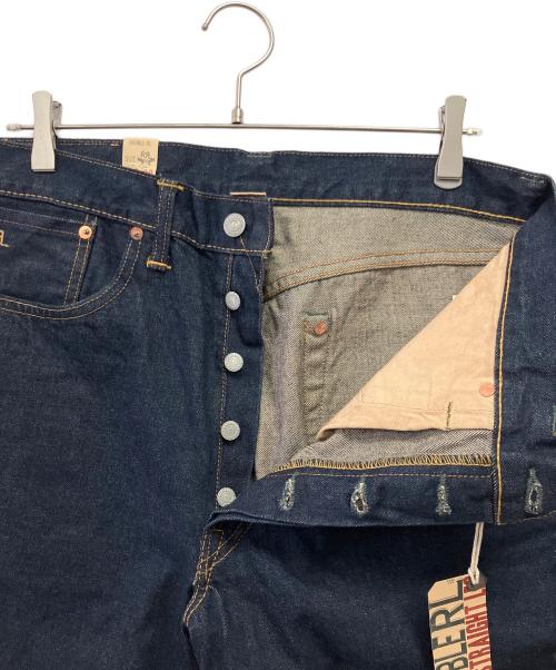 RRL（ダブルアールエル）RRL (ダブルアールエル) ストレート フィット ワンスウォッシュド セルビッジ ジーンズ インディゴ サイズ:32×30の古着・服飾アイテム