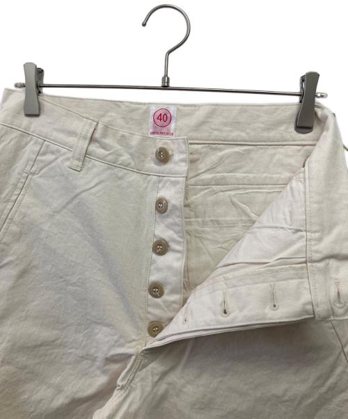 CRANK PRO JECTS（クランクプロジェクツ）CRANK PRO JECTS (クランクプロジェクツ) ワッシャーファットパンツ アイボリー サイズ:40の古着・服飾アイテム