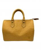 LOUIS VUITTONルイ ヴィトン）の古着「エピ　スピーディ25　ハンドバッグ」｜タッシリ・イエロー