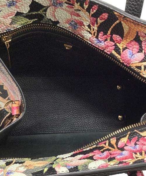 Salvatore Ferragamo（サルヴァトーレ フェラガモ）Salvatore Ferragamo (サルヴァトーレ フェラガモ) ガンチーニ　エイミー　ハンドバッグ ブラックの古着・服飾アイテム