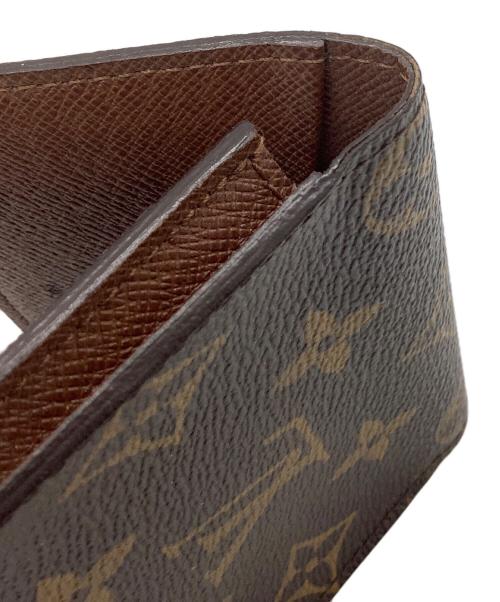 LOUIS VUITTON（ルイ ヴィトン）LOUIS VUITTON (ルイ ヴィトン) モノグラム　アンヴェロップ・カルト・ドゥ・ヴィジット　カードケース ブラウンの古着・服飾アイテム