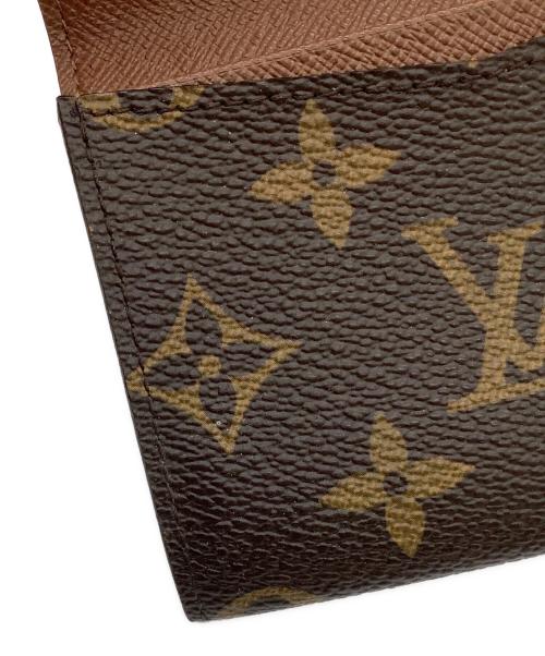 LOUIS VUITTON（ルイ ヴィトン）LOUIS VUITTON (ルイ ヴィトン) モノグラム　アンヴェロップ・カルト・ドゥ・ヴィジット　カードケース ブラウンの古着・服飾アイテム