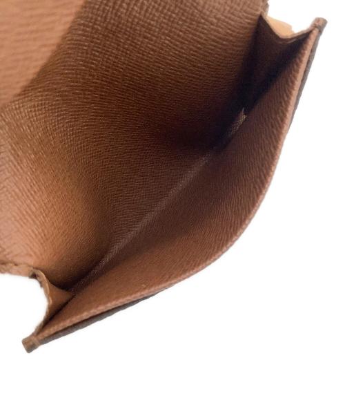 LOUIS VUITTON（ルイ ヴィトン）LOUIS VUITTON (ルイ ヴィトン) モノグラム　アンヴェロップ・カルト・ドゥ・ヴィジット　カードケース ブラウンの古着・服飾アイテム